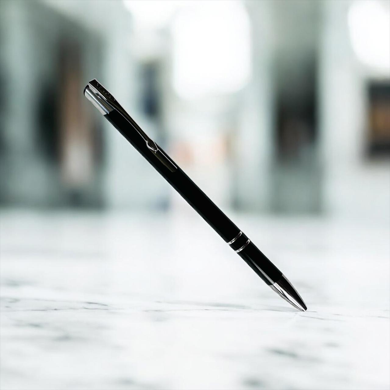 Unomax Kent Liquid Ballpoint Pen – Elegant Smooth Writing Pen (Black Ink)