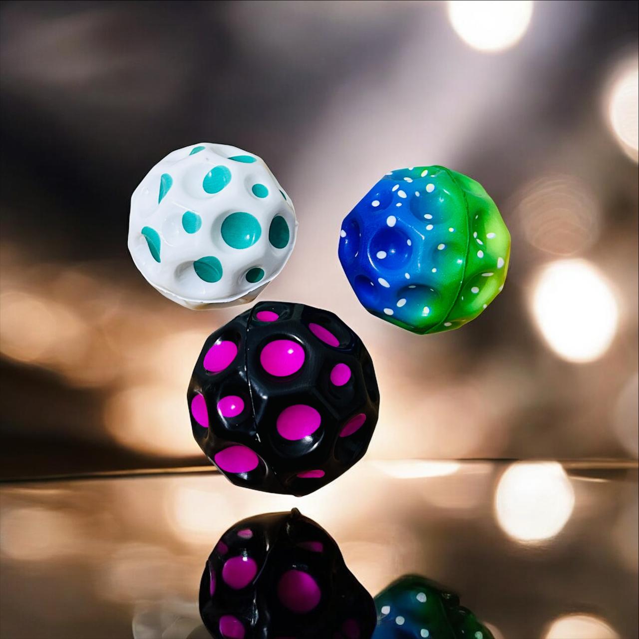 Multi-Color Sensory Bounce Balls, Fun Stress Relief Toys