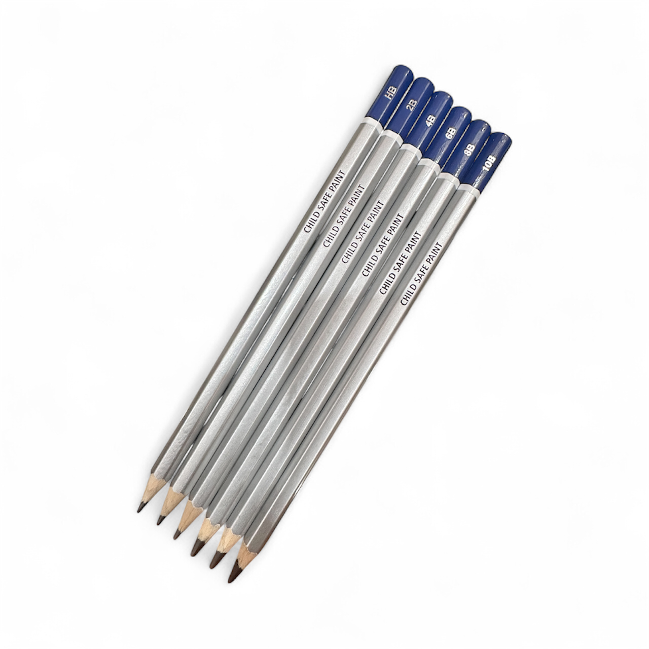 Sketch Pencils – Set of 6 (HB, 2B, 4B, 6B, 8B, 10B)