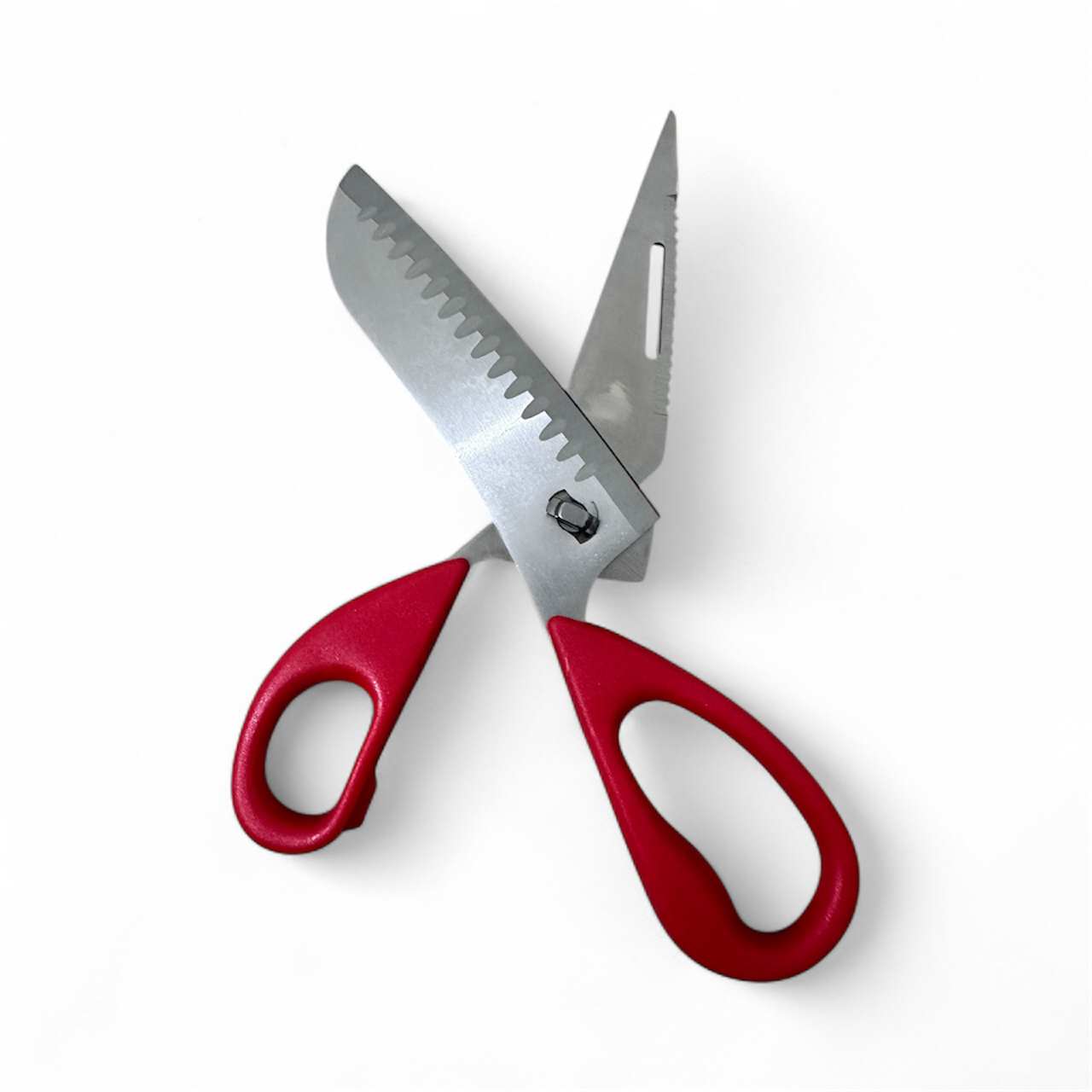 Mibas Kitchen Scissors with Serrated Stainless Steel Blades