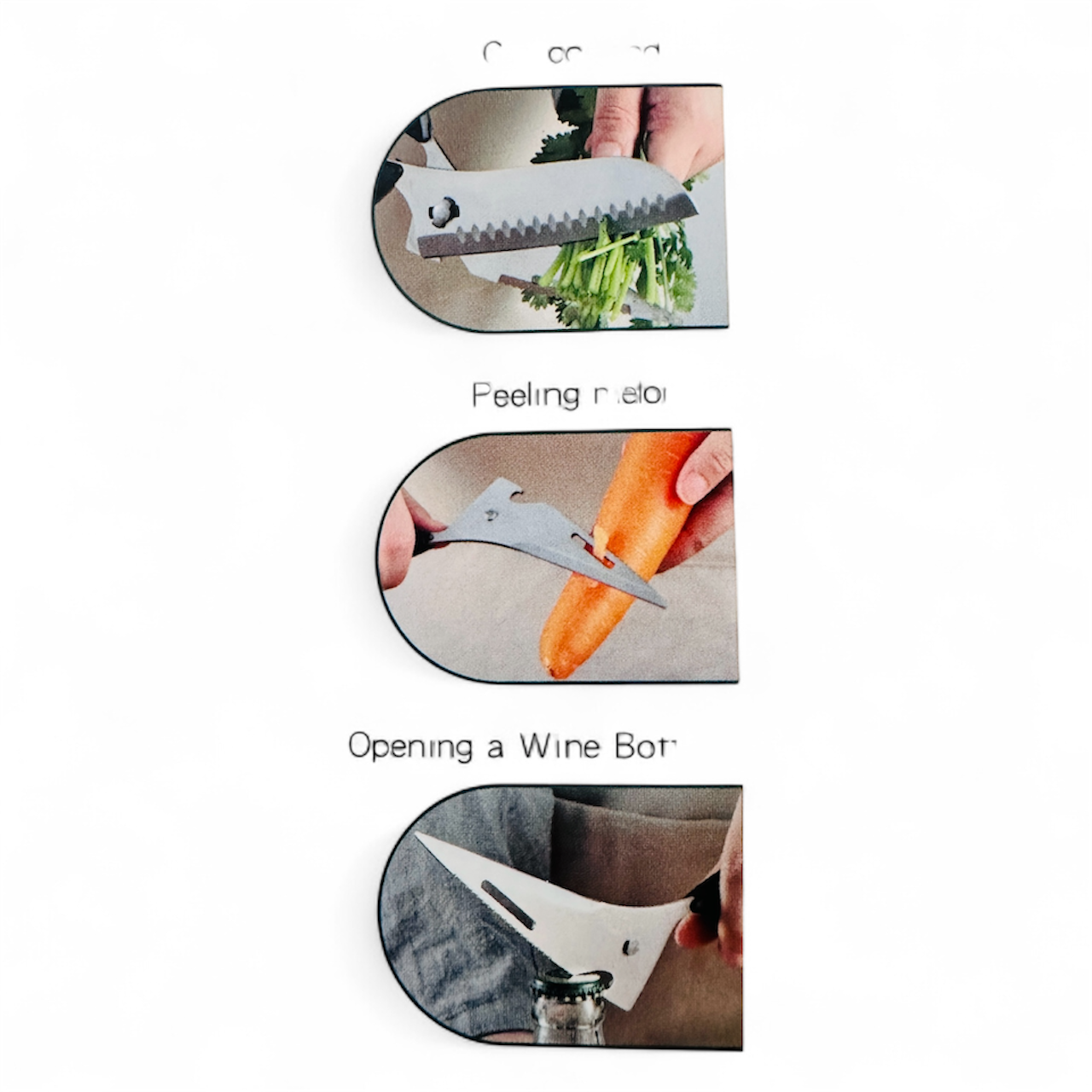 Mibas Kitchen Scissors with Serrated Stainless Steel Blades
