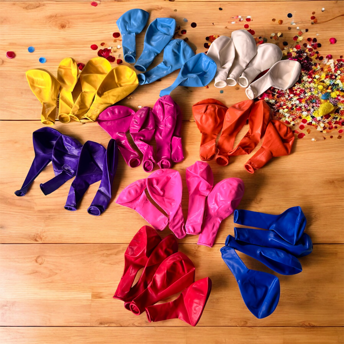 Monty Premium Party Balloons – Pack of 35 Vibrant Latex Balloons