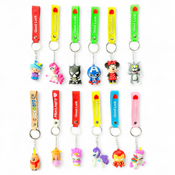 Cartoon “Good Luck” Keychain Collection