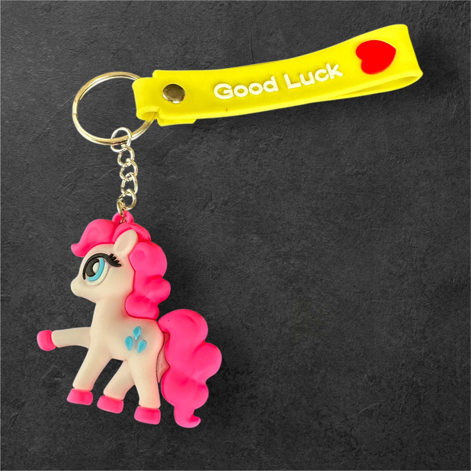 Cartoon “Good Luck” Keychain Collection