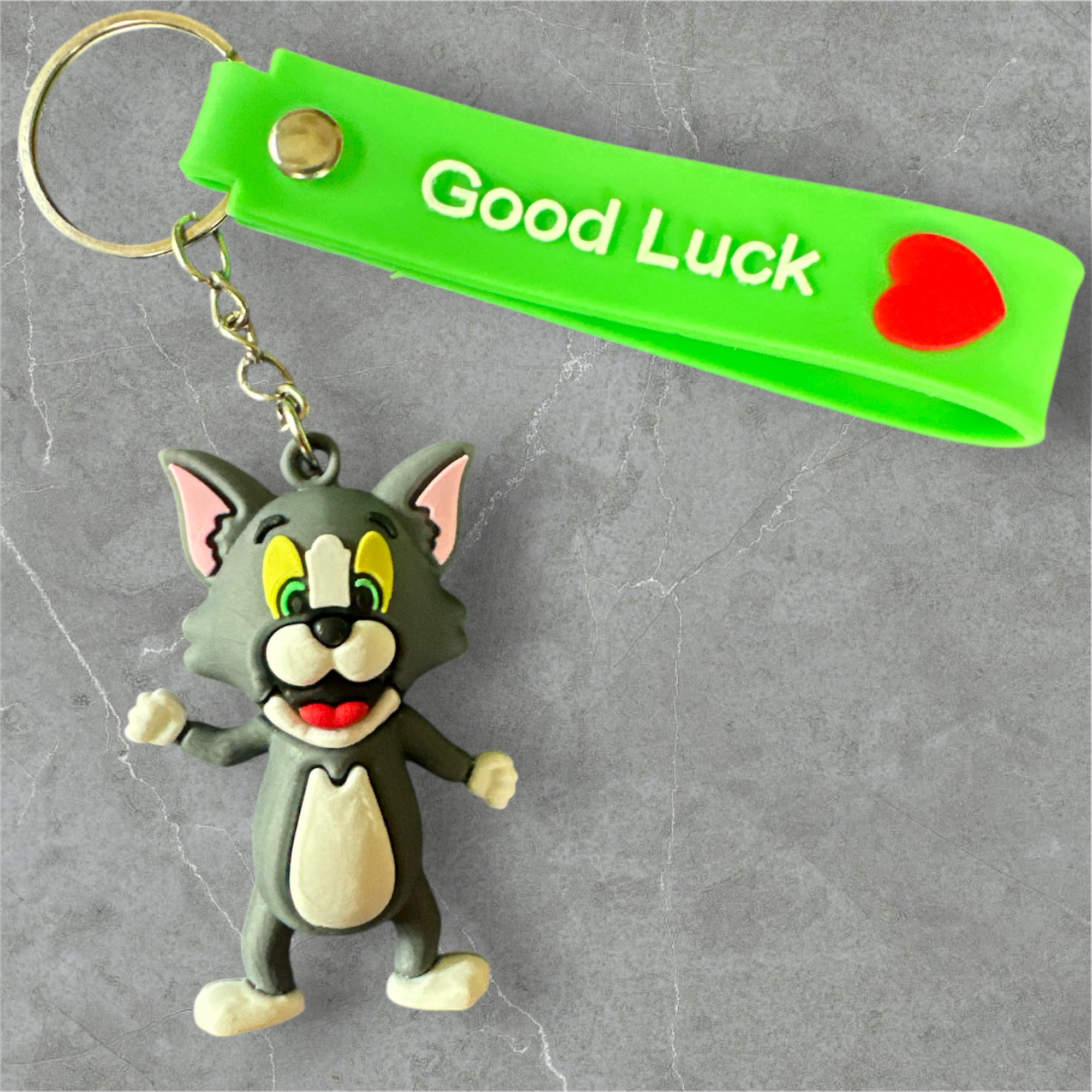 Cartoon “Good Luck” Keychain Collection