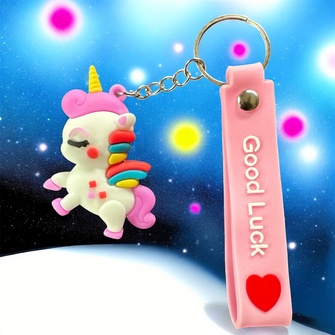 Cartoon “Good Luck” Keychain Collection