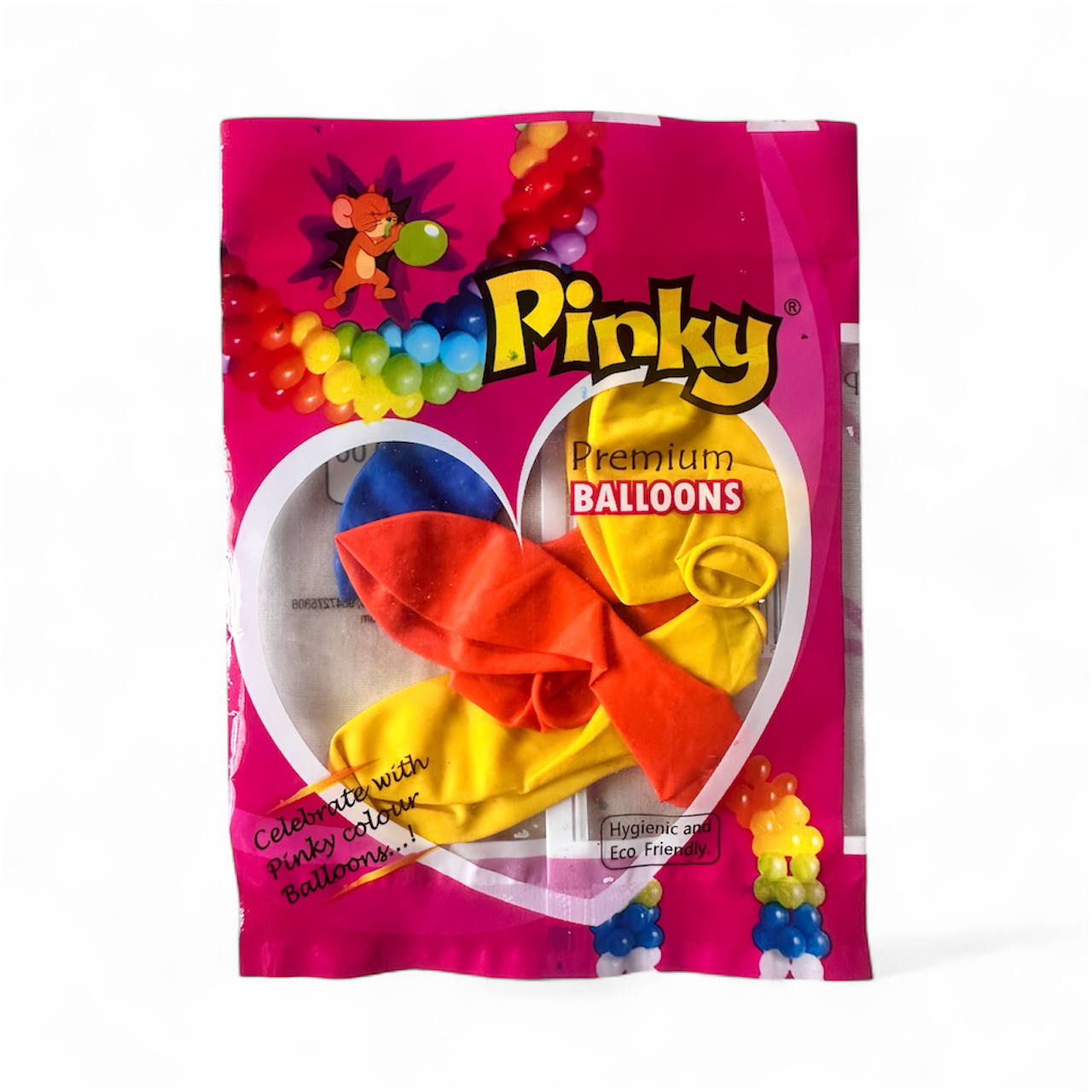 Pinky Premium Balloons – Pack of 5 Colorful Party Balloons