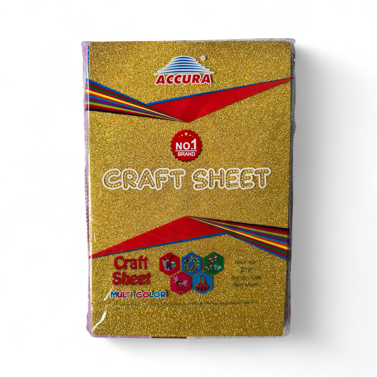 Craft Sheet – Multicolor Glitter Foam Sheets