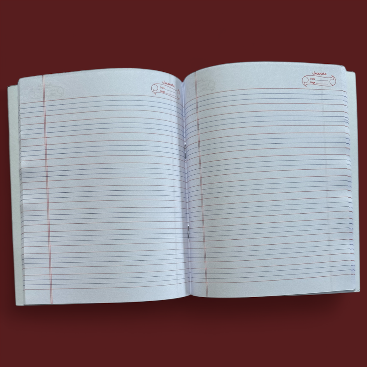 Classmate 172 Pages. Four Lines with gap . Size_ 19 x 15.5 cm | english copy