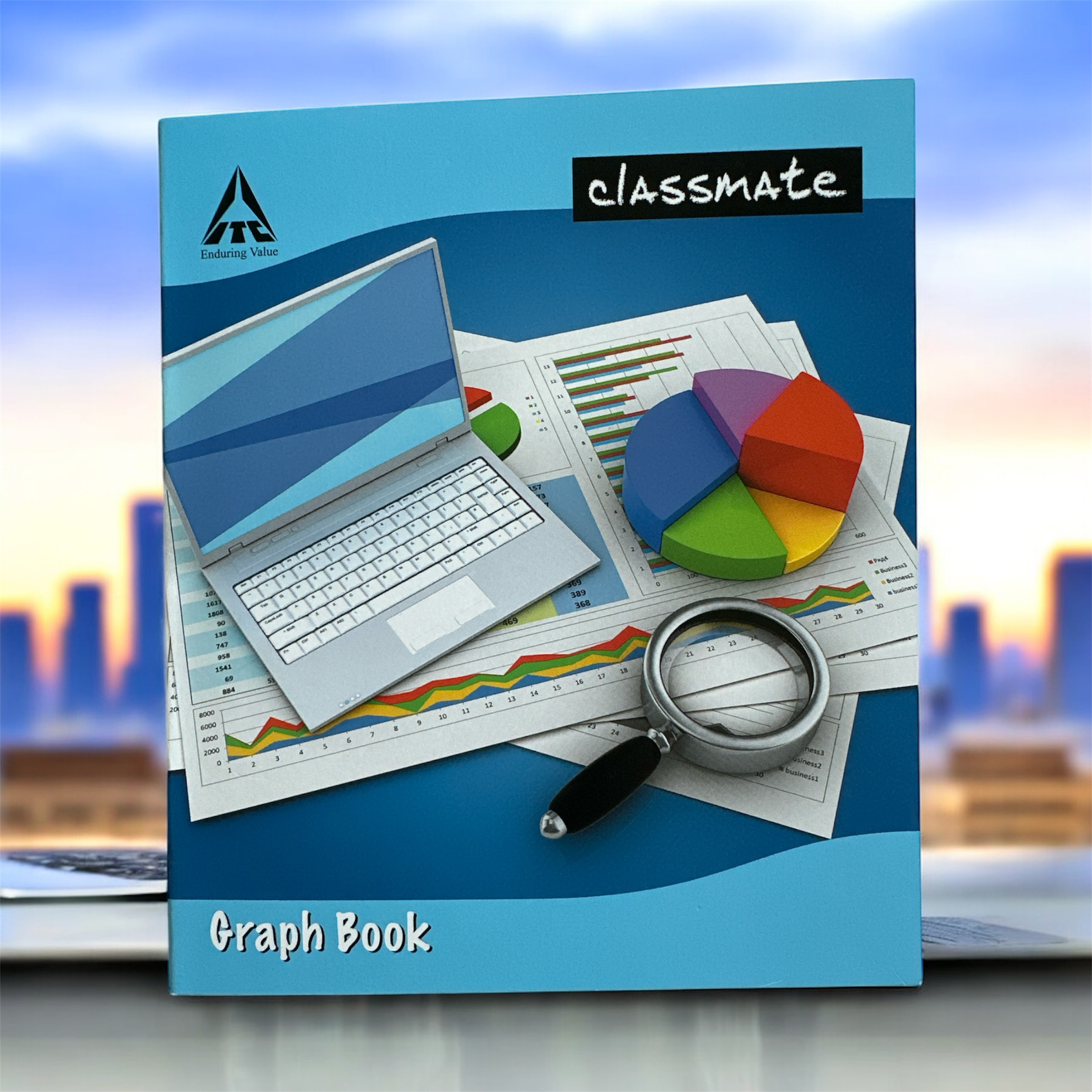 Graph Book – 32 Pages, 19 × 16 cm | High-Quality Graph Sheets for Maths, Science & Projects