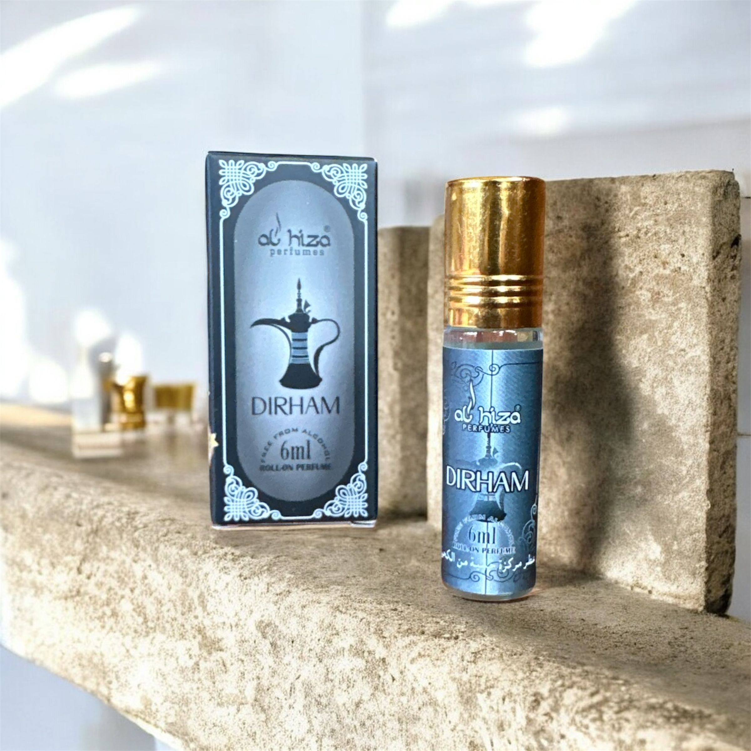 Al-hiza Dirham Roll-On Attar – 6ml (Alcohol Free)