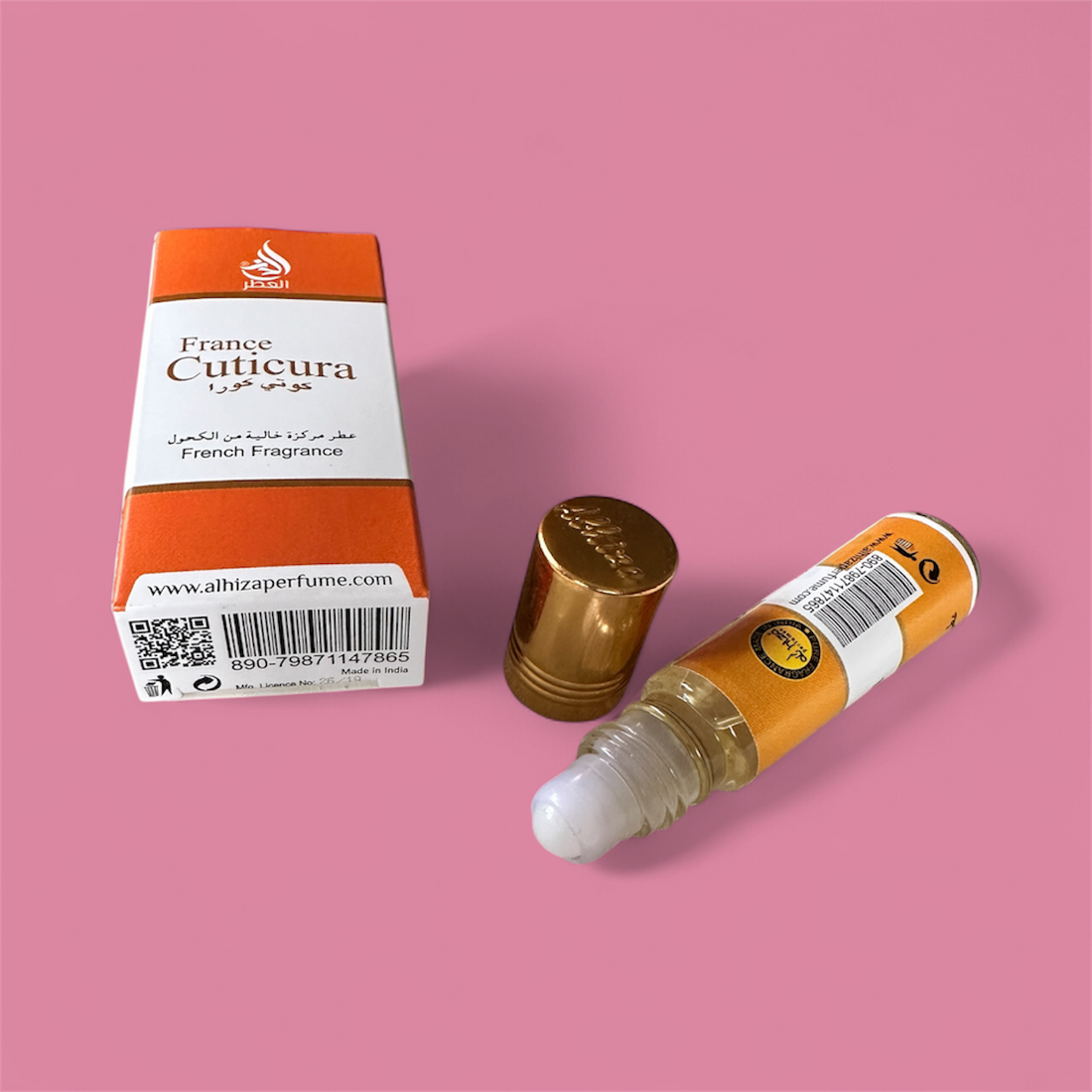 Al Hiza France Cuticura Roll-On Perfume – Elegant French Fragrance