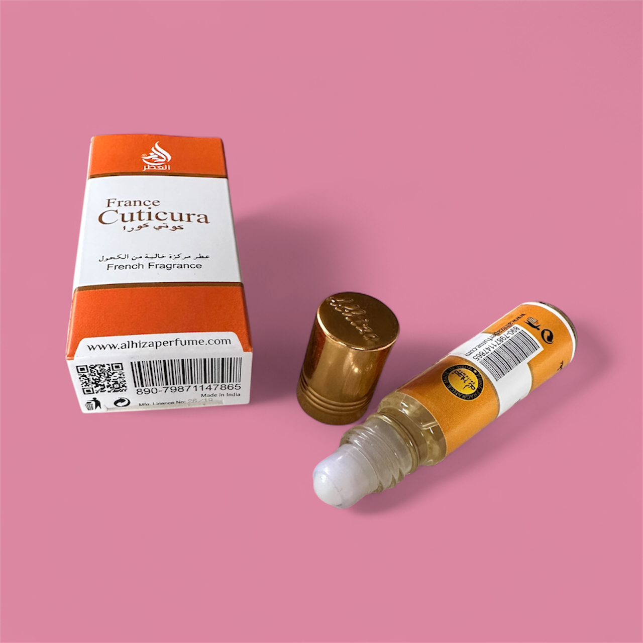 Al Hiza France Cuticura Roll-On Perfume – Elegant French Fragrance