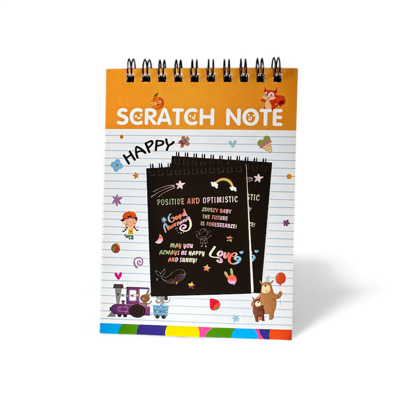 Magical Scratch Note Pad – Rainbow Scratch Art Notebook for Kids