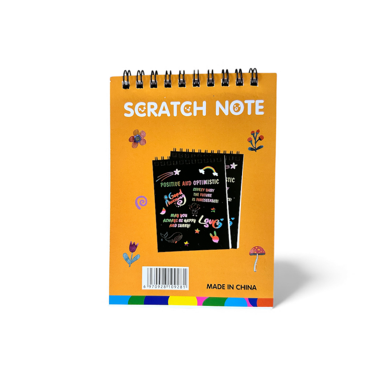 Magical Scratch Note Pad – Rainbow Scratch Art Notebook for Kids
