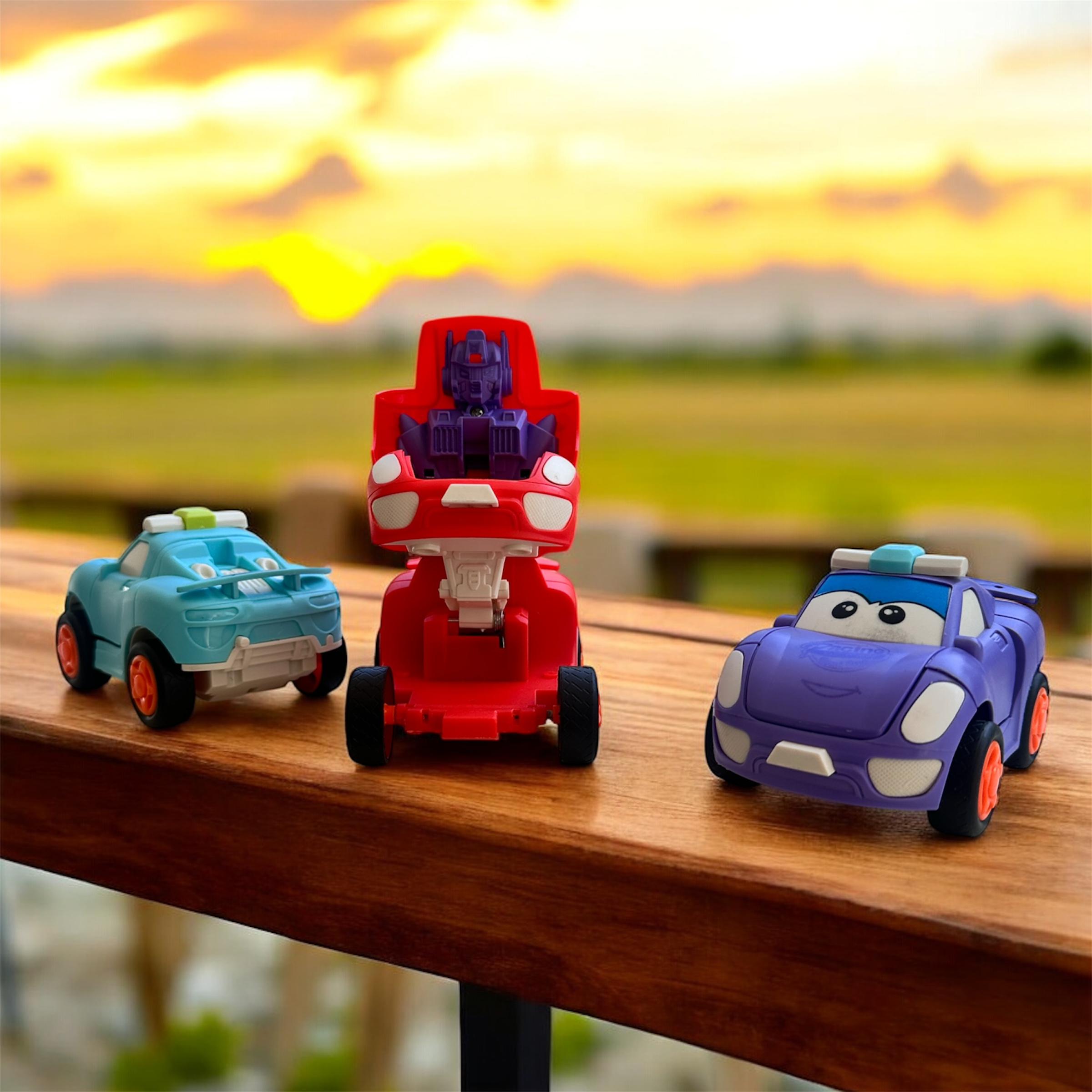 Robot car cartoon Transforming Friction Car – Fun & Colorful Kids Toy