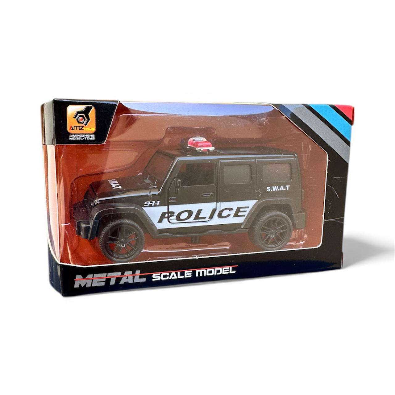 SWAT Police Metal Car – Premium Die-Cast Model (Pull-Back Action)