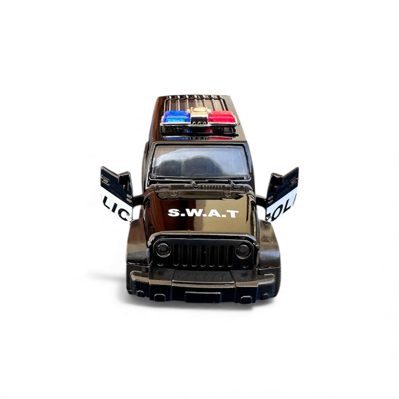 SWAT Police Metal Car – Premium Die-Cast Model (Pull-Back Action)