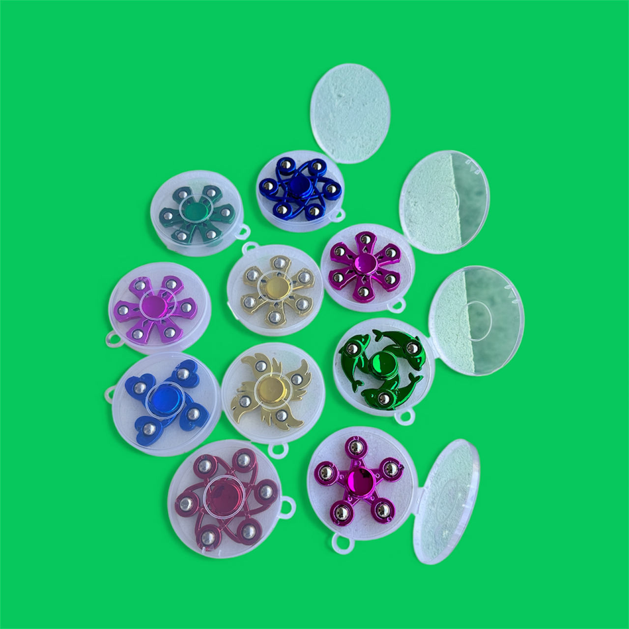 Metal Fidget Spinner – Premium Glossy Finish