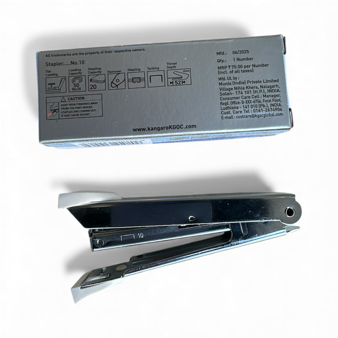 Kangaro No.10 Stapler – Compact. Durable. Reliable.