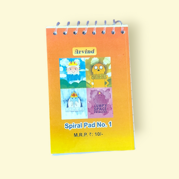 Small size, big utility: The perfect spiral pad for everyday notes."