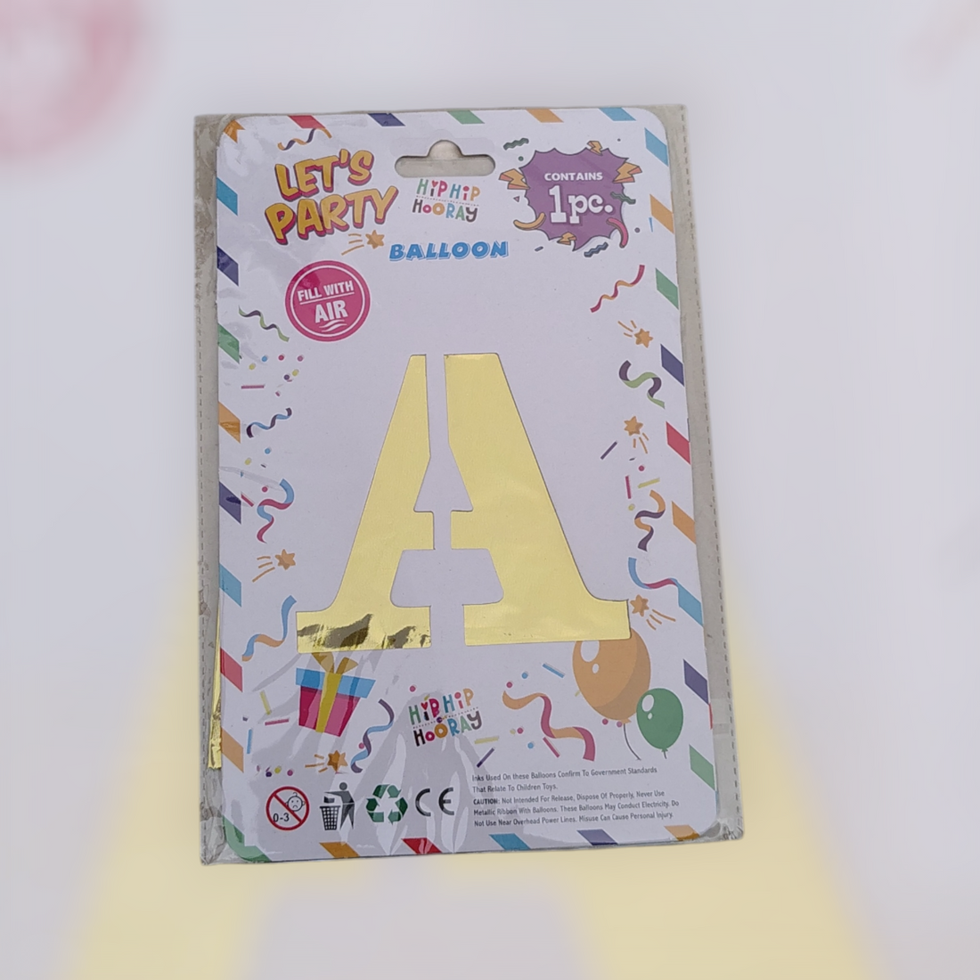 Premium golden foil letter balloons | Luxury decor for your most precious moments