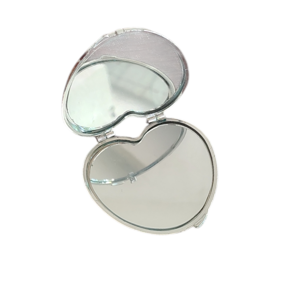 Heart-Shaped Compact Mirror | Double-Sided Folding Makeup Mirror