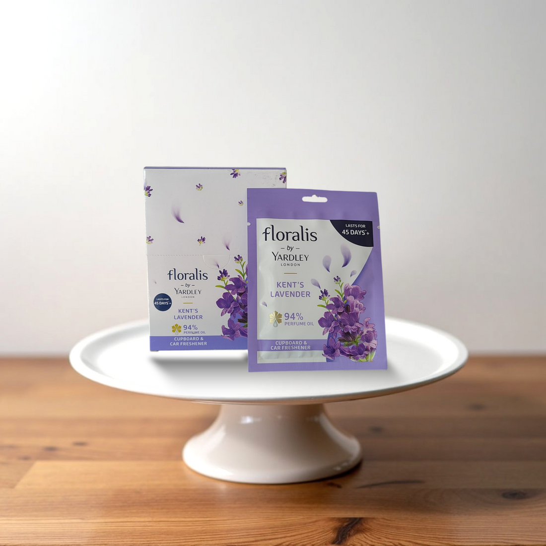 Floral is by Yardley Kent’s Lavender